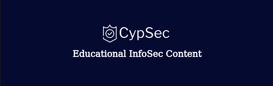 Educational InfoSec Content Banner